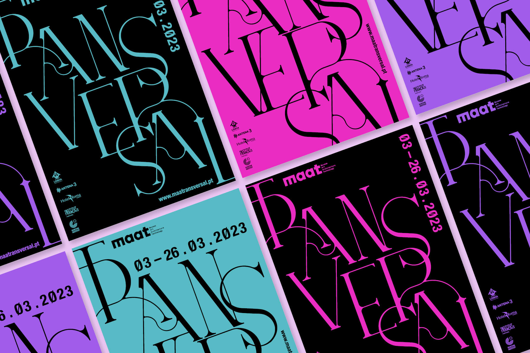 montagem de cartazes